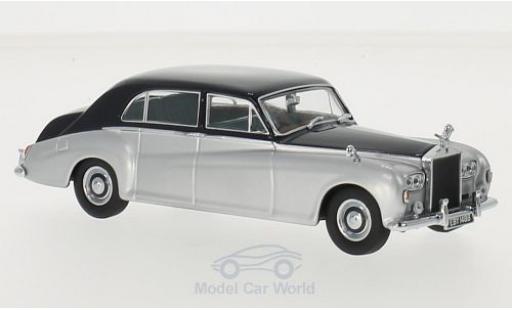 Rolls Royce Phantom 1/43 Oxford V James Young grise/bleue RHD miniature