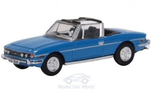 Triumph Stag 1/76 Oxford bleue miniature