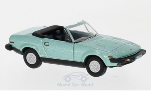 Triumph TR7 1/76 Oxford Convertible metallise turquoise miniature