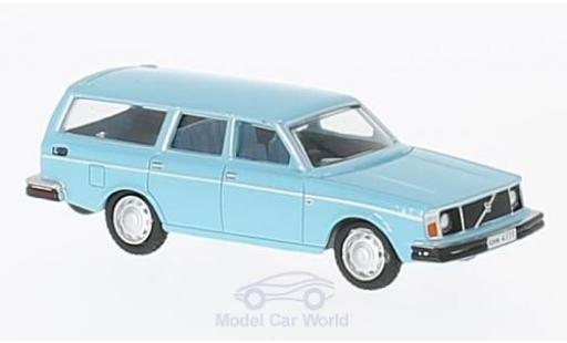 Volvo 245 1/76 Oxford Estate bleue miniature