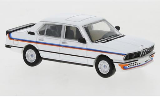 Bmw M535 1/87 PCX87 i (E12) blanche/Dekor 1980 miniature