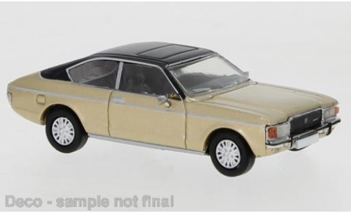 Ford Granada 1/87 PCX87 MK I Coupe gold/matt-noire 1974 miniature