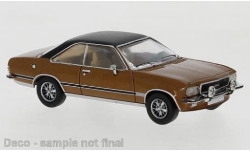 Opel Commodore 1/87 PCX87 B Coupe metallic-brown/matt-black 1972 diecast model cars