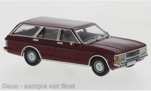 Ford Granada 1/87 PCX87 MK I Turnier metallise rouge 1974 miniature