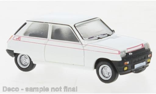 Renault 5 1/87 PCX87 Alpine blanche 1980 modellino in miniatura