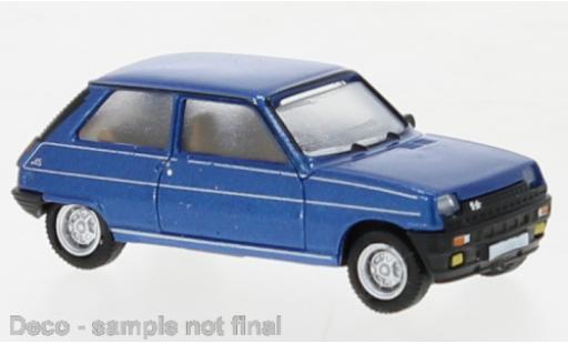 Renault 5 1/87 PCX87 Alpine metallise bleu 1980 modellino in miniatura
