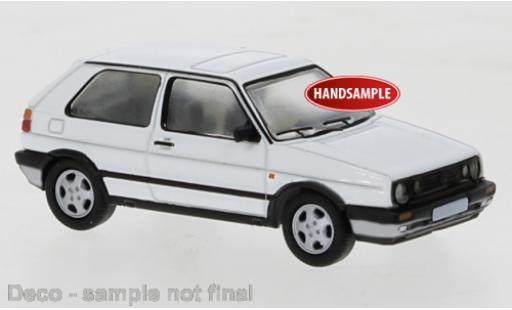 Volkswagen Golf 1/87 PCX87 II GTI blanche 1990 modellino in miniatura