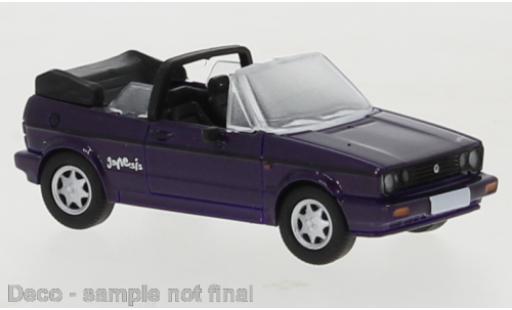 Volkswagen Golf 1/87 PCX87 I Cabriolet Genesis metallic-lila 1991 Exklusiv für Model Car World modellino in miniatura