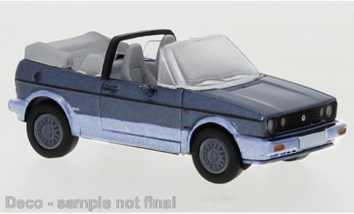 Volkswagen Golf 1/87 PCX87 I Cabriolet metallic-dunkelblu/grigio 1991 Bel-Air modellino in miniatura