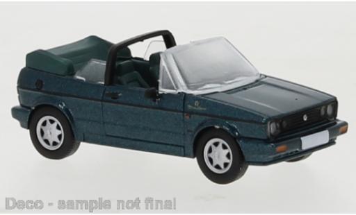Volkswagen Golf 1/87 PCX87 I Cabriolet metallic-dunkelverde 1991 Etienne Aigner modellino in miniatura