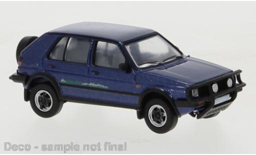 Volkswagen Golf 1/87 PCX87 II Country metallic-blu 1990 modellino in miniatura