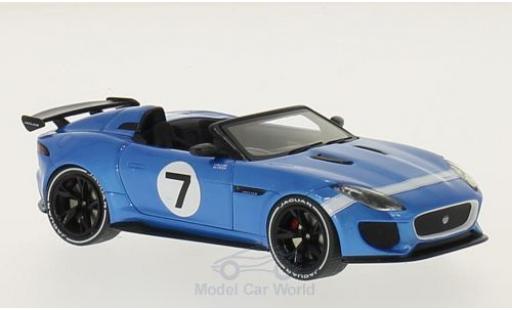 Jaguar F-Type 1/43 Premium X Project 7 bleue 2015 miniature