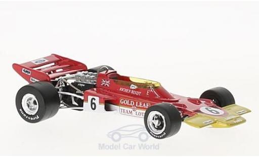 Lotus 72 1/43 Quartzo C No.6 Gold Leaf Formel 1 GP Frankreich 1970 J.Rindt miniature