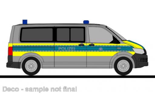 Volkswagen T6 1/87 Rietze bus police Thüringen diecast model cars