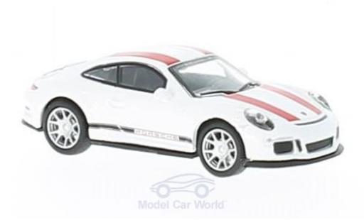 Porsche 991 R 1/87 Schuco 911 () R white/red diecast model cars
