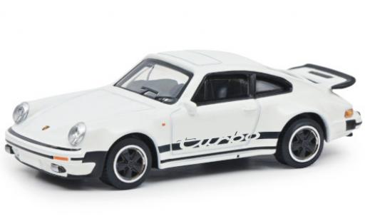 Porsche 930 Turbo 1/64 Schuco 911 Turbo () bianco/Dekor Paperbox Edition modellino in miniatura
