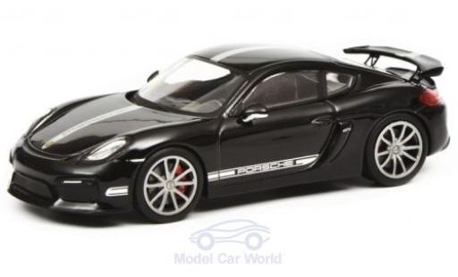 Porsche Cayman GT4 1/43 Schuco GT4 (981c) noire/grise 2015 miniature