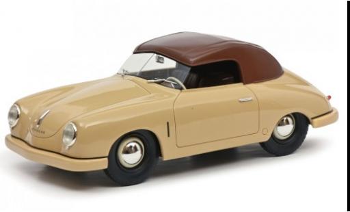 Porsche 356 1/18 Schuco ProR Gmünd Cabriolet dunkelbeige/brown 1950 diecast model cars