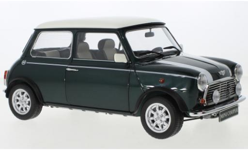 Mini Cooper 1/12 Schuco metallise vert foncé/beige clair coche miniatura