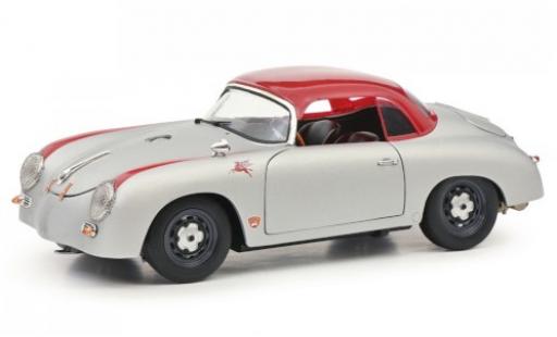 Porsche 356 1/18 Schuco Speedster Hardtop grise/rouge Outlaw miniature