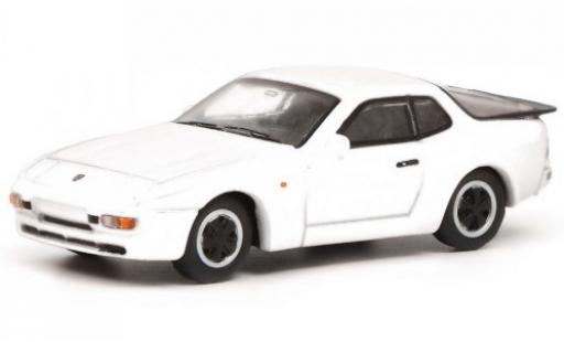 Porsche 944 1/87 Schuco white diecast model cars