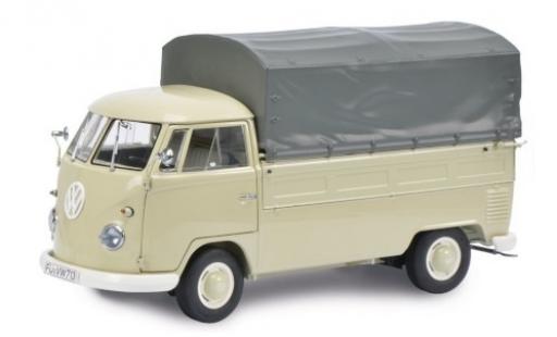Volkswagen T1 1/32 Schuco b plateforme beige modellino in miniatura
