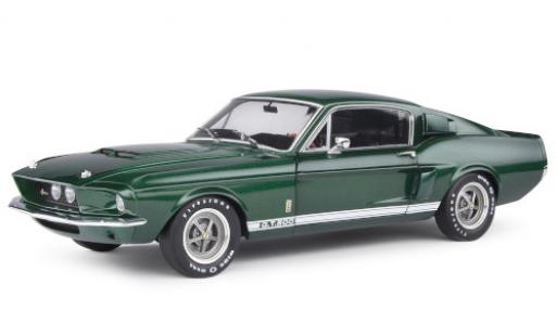 Shelby GT 1/18 Solido 500 metallise green/Dekor 1967 Basis: Ford Mustang Fastback diecast model cars