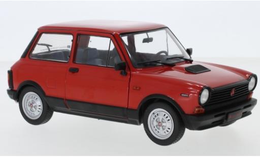 Autobianchi A112 1/18 Solido Abarth rouge 1984 diecast model cars