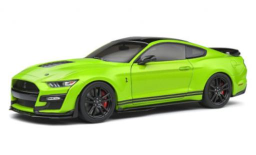 Shelby GT 500 1/18 Solido Ford Mustang metallic-la chaux 2020 miniature