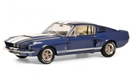 Shelby Mustang 1/18 Solido Ford GT 500 metallise bleu/blanche 1967 modellino in miniatura