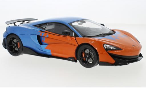 McLaren 600 1/18 Solido LT orange/blu 2019 modellino in miniatura