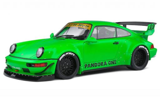 Porsche 991 RWB 1/18 Solido 911 (964) matt-green Pandora One 2011 diecast model cars