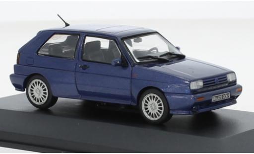 Volkswagen Golf 1/43 Solido II Rally metallise bleu 1990 modellino in miniatura