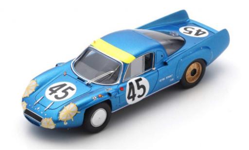 Alpine A210 1/43 Spark No.45 24h Le Mans 1967 J.Vinatier/M.Bianchi diecast model cars