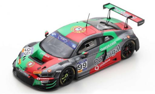 Audi R8 1/43 Spark LMS GT3 No.99 Team Portugal FIA Motorsport Games GT Cup Vallelunga 2019 M.Ramos/H.Chaves diecast model cars