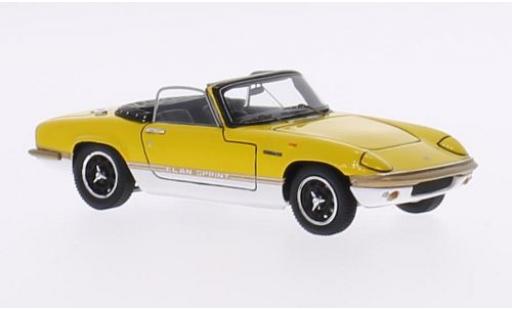 Lotus Elan 1/43 Spark Sprint DHC jaune/blanche RHD miniature