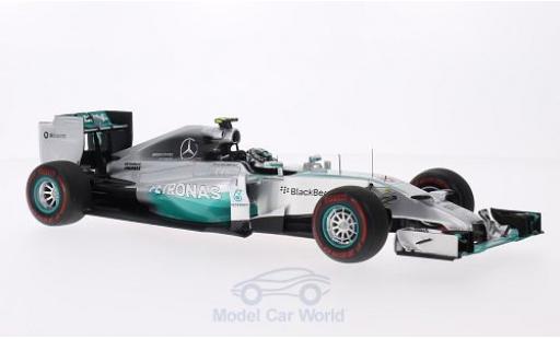 Mercedes F1 1/18 Spark W05 Hybrid No.6 AMG Formel 1 Team Petronas Formel 1 GP Monaco 2014 N.Rosberg miniature