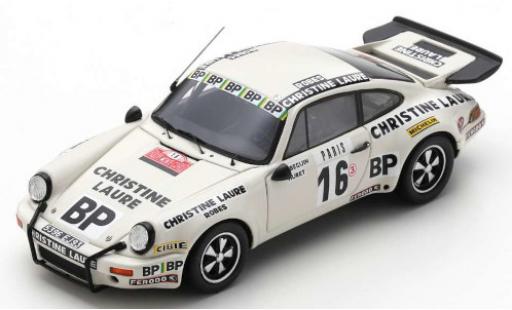 Porsche 930 RS 1/43 Spark 911 Carrera RS 3.0 No.16 Touroul Racing Christine Laure Rally Monte Carlo 1978 B.Beguin/W.Huret diecast model cars