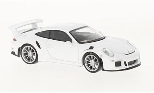 Porsche 991 GT3 RS 1/64 Spark 911 GT3 RS white 2016 diecast model cars