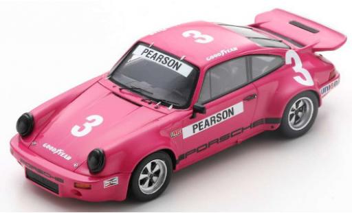 Porsche 930 RS 1/43 Spark 911 RS 3.0 No.3 IROC Daytona 1974 D.Pearson diecast model cars