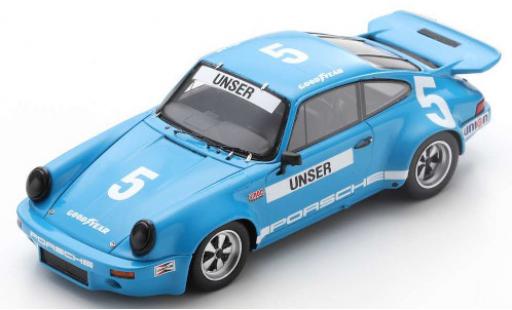 Porsche 930 RS 1/43 Spark 911 RS 3.0 No.5 IROC Daytona 1974 B.Unser diecast model cars
