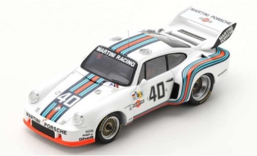 Porsche 935 1976 1/43 Spark No.40 Martini Racing System Martini 24h Le Mans Training R.Stommelen/M.Schurti miniature