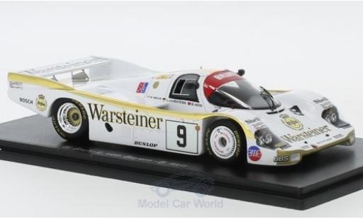 Porsche 956 1984 1/43 Spark No.9 Warsteiner 24h Le Mans 1984 W.Brun/L.von Bayern/B.Akin miniature