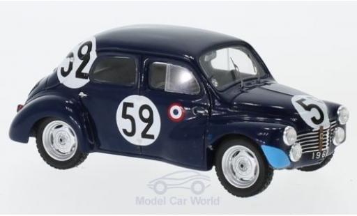 Renault 4CV 1/43 Spark 1063 No.52 24h Le Mans 1951 J.Sandt/P.Moser miniature