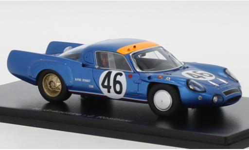 Alpine A210 1/43 Spark No.46 24h Le Mans 1967 diecast model cars