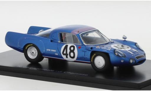 Alpine A210 1/43 Spark No.48 24h Le Mans 1967 diecast model cars