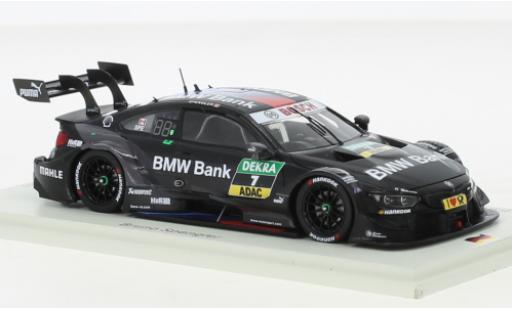 Bmw M4 1/43 Spark DTM No.7 Team RBM Bank DTM Hockenheim 2018 modellino in miniatura