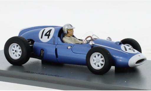 Cooper T51 1/43 Spark No.14 Formel 1 GP Monaco 1960 modellino in miniatura