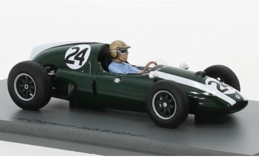 Cooper T51 1/43 Spark No.24 Formel 1 GP Monaco 1959 modellino in miniatura