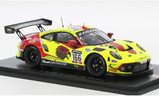 Porsche 991 GT3 R 1/43 Spark 911  No.166 Haegeli By T2 Racing 24h Spa 2021 diecast model cars